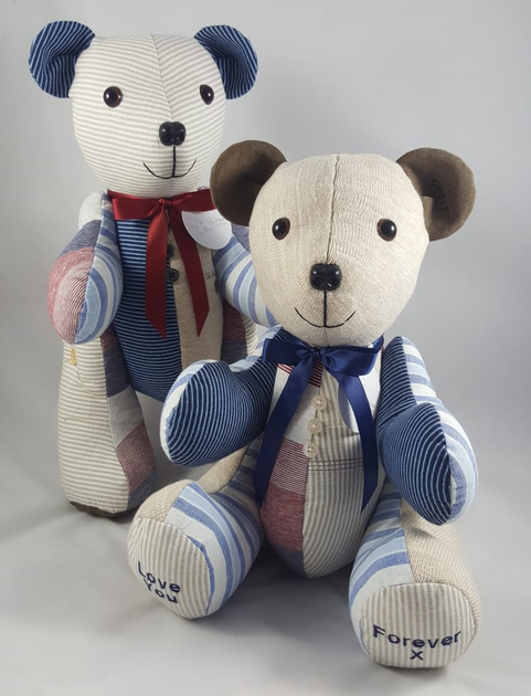 Teddy bears from sales deceased clothing