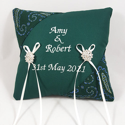 Memory Cushion Wedding Ring Bearers Cushion Lily Grace Keepsakes