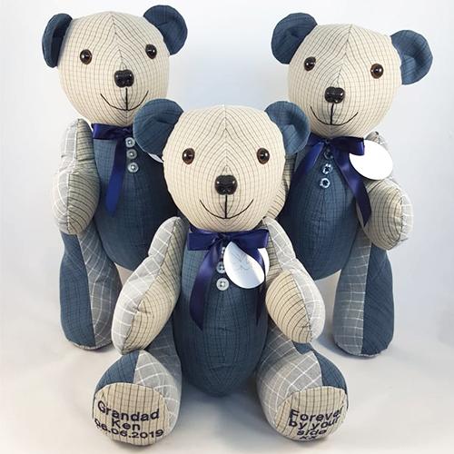 Memory bears from clothing deals